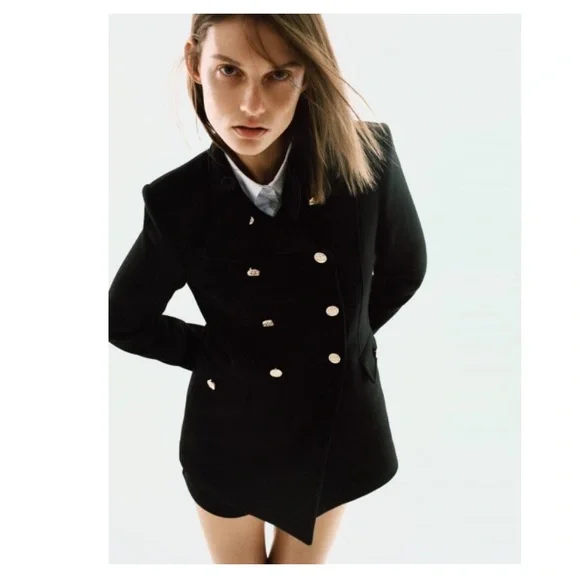 Zara wool blend coat